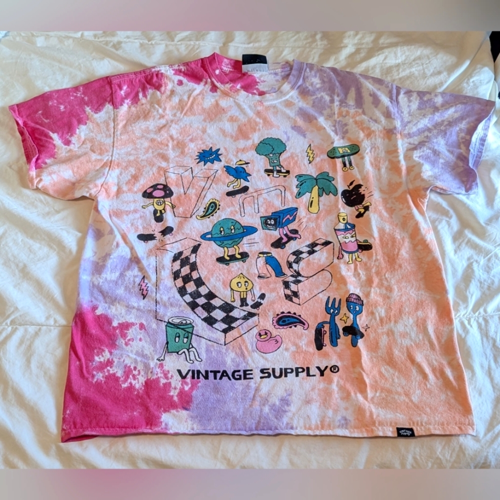 Vintage Tie-dye Festival Tee